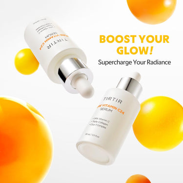 TIRTIR Vitamin C 24% Serum for Face | Dark Spot Corrector for Sensitive Skin | Anti Aging Collagen Serum | Even Tone & Wrinkle Care | Korean Skincare | 1.01 fl oz